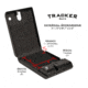 Tracker Safe Single Pistol Safe-Biometric Lock, 10.75in, Black, SPS-03B