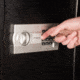 Tracker Safe Steel Wall Safe w/E-Lock, Black, WS211404-E