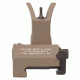 Troy Top Mounted Deployable Front Sight, Front Tactical w/M4 Style Housing, Flat Dark Earth, SSIG-FBS-FMFT-00