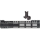 Troy Iron Sight, AR-15, Front Tactical BlackTroy Industries X Series Free Float M-LOK Black, 9.25in
