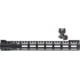 Troy Rear Folding Battle Sight, T6 Aircraft AluminumTroy Industries X Series Free Float M-LOK Black, 15.125in