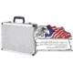 T.Z. Case 2nd Amendment 4-8 Pistol Promo Case 18x13x6in, Silver TZ0301SD2