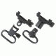 Uncle Mike Swivel Attachment Fixed Black Picatinny 14050