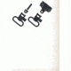 Uncle Mike's Swivels QD, REM 870, 12 Gauge, Blued, 1in, External Ratchet Cap Set, Clam, 18012
