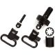 Uncle Mike's Swivels QD, MOSS 500, Blued, 1in, Bolt Set, Clam, 18102