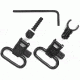 Uncle Mike's 1in Black Quick Detach Swivels for .22 w/Tube Magazine - Magnum Band 1071-2 