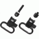 Uncle Mike's Black Quick Detach Swivels - Marlin 39M, Lever Action Fore End Band Style 
