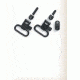 Uncle Mikes Sling Swivels - QD 115 RUG - Nickel-Plated 1462-2