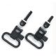 Uncle Mike's Swivels QD, 115 RGS, Blued, 1 1/4in, Wood Screw Type, Clam, 13113