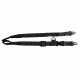United States Tactical C3 - 2-to-1 Point Shock Webbing Sling, 1.25in, HK Hook, Black, UST-SLC00301QH