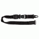 United States Tactical MOLLE Shock Webbing Sling, 1.25in, HK Hook, Black, UST-SLM00201QH