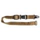 United States Tactical MOLLE Shock Webbing Sling, 1.25in, HK Hook, Coyote, UST-SLM00202QH