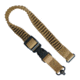 United States Tactical MOLLE Shock Webbing Sling, 1.25in, QD Swivel, Coyote, UST-SLM00202QD