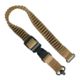 United States Tactical MOLLE Shock Webbing Sling, 1.25in, QD Swivel, Coyote, UST-SLM00202QD