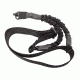 UTG Pro Next Gen. Single Point Bungee Gun Sling, QD Swivel, Black PVC-GB507B