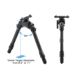 UTG Pro UTG PRO TBNR Bipod, 8.5 in-11 in Center Height, M-LOK, Black, TLUBP01M