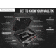 Vaultek Safe VT20 Bluetooth Pistol Vault, Black, VT20-BK