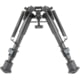 RokStad Carbon Fiber Spring Bipod, 6-9in, Black, RSCFP-06