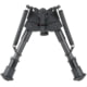 RokStad Carbon Fiber Swivel Spring Bipod, 6-9in, Black, RSCFS-06