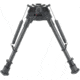 RokStad Carbon Fiber Swivel Spring Bipod, 9-13.5in, Black, RSCFS-09