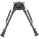 RokStad Carbon Fiber Swivel Spring Bipod, 9-13.5in, Black, RSCFS-09