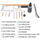 Vector Optics Gun Cleaning Kit, Airgun, .177/ .22, Black, SCCK-10
