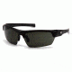 Venture Gear Tensaw Shooting Glasses, Black Frame, Forest Gray Polarized Lens, VGSB323