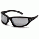 Venture Gear Ocoee Shooting Glasses, Silver Mirror Anti-Fog Lens, Black Frame VGSB170T