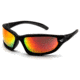 Venture Gear Ocoee Shooting Glasses, Sky Red Mirror Anti-Fog Lens, Black Frame VGSC155T