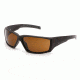 Venture Gear Overwatch Shooting Glasses, Bronze Anti-Fog Lens, Black Frame VGSB718T
