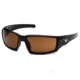 Venture Gear Pagosa Shooting Glasses, Bronze Anti-Fog Lens, Black Frame VGSB518T