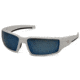 Venture Gear Pagosa Shooting Glasses, Ice Blue Mirror Anti-Fog Lens, White Frame VGSW565T