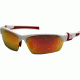 Venture Gear Tensaw Shooting Glasses, White Frame, Sky Red Mirror Polarized Lens, VGSWR351