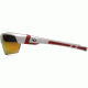 Venture Gear Tensaw Shooting Glasses, White Frame, Sky Red Mirror Polarized Lens, VGSWR351