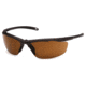 Venture Gear Zumbro Shooting Glasses, Bronze Anti-Fog Lens, Bronze Frame VGSBR218T