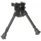 Versa-Pod 300 Series Rubber Feet Pan-Tilt Bipod, 7-9in, Black, 350-925
