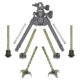 Versa-Pod BattlePack LTD Bipod, 9-12in, Black, 159-529