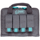 Voodoo Tactical Pistol Case w/ Mag Pouches, Gray/Teal, 25-0017161000