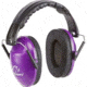 Walkers Folding College 23dB Muff, Purple/White, Purple, GWP-FCM-PUW
