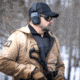 War Bird Intrepid BT-Bluetooth Rechargeable 23dB Earmuffs with Gel Ear Seals, Black, EAINBT