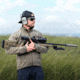 War Bird Intrepid-Electronic 23dB Earmuffs, Gray, EAIN