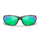 Wiley X Performance Gravity Captivate Pol Sunglasses, Kryptek Neptune Frame, Green Mirror Lens, CCGRA12