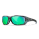 Wiley X Performance Gravity Captivate Pol Sunglasses, Kryptek Neptune Frame, Green Mirror Lens, CCGRA12