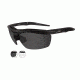 Wiley X Guard Sunglasses - Clear Smoke Gray Lens / Matte Black Frame 4004
