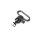 Wilson Combat Buttstock Sling Swivel, Machine Thread and Lock Nut, Black SGSSW-NUT
