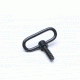 Wilson Combat Buttstock Sling Swivel, Wood Thread, Black SGSSW-STD