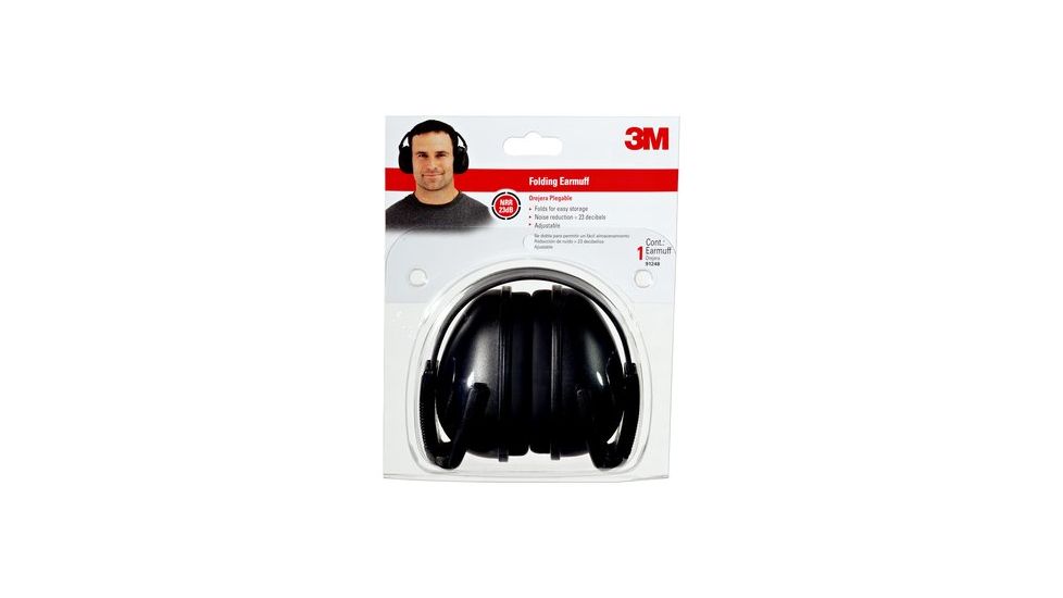 3M Folding Earmuff Black 91248-5DC