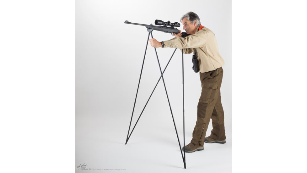 4 Stable Sticks Bush Light Shooting Stick, Black, BUSHLIGHT