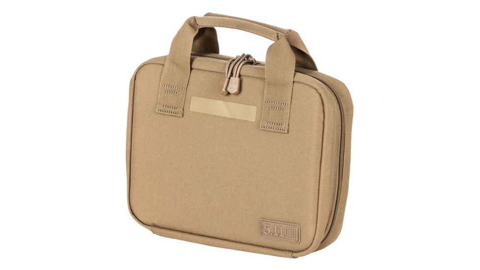 5.11 Tactical Double Pistol Case, Kangaroo, One Size, 56444-134-1 SZ