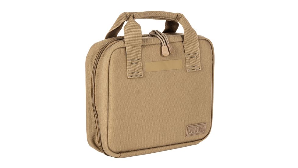 5.11 Tactical Double Pistol Case, Kangaroo, One Size, 56444-134-1 SZ